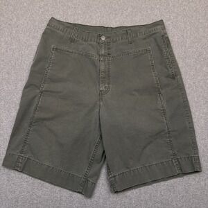 Vintage Levi's Denim Shorts Mens 36 Green Heavyweight Cotton Workwear 35567-3048